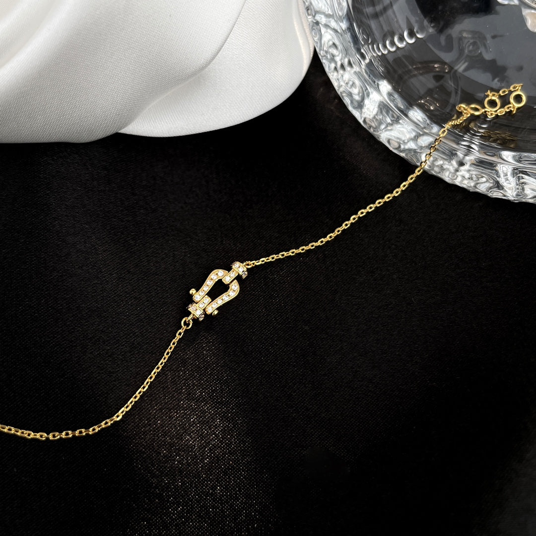 ¡®Aura Jewels¡¯FORCE 10 FULL DIAMOND BUCKLE CHAIN LINK MINI MODEL