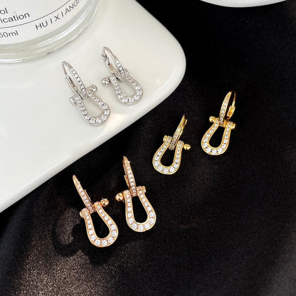 ¡®Aura Jewels¡¯FORCE 10 FULL DIAMOND DROP EARRINGS MEDIUM MODEL