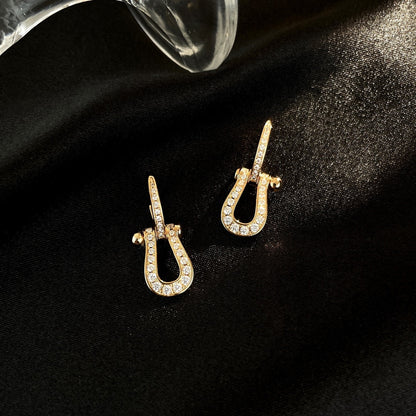 ¡®Aura Jewels¡¯FORCE 10 FULL DIAMOND DROP EARRINGS MEDIUM MODEL
