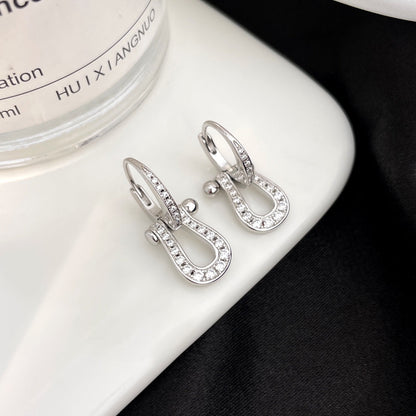 ¡®Aura Jewels¡¯FORCE 10 FULL DIAMOND DROP EARRINGS MEDIUM MODEL