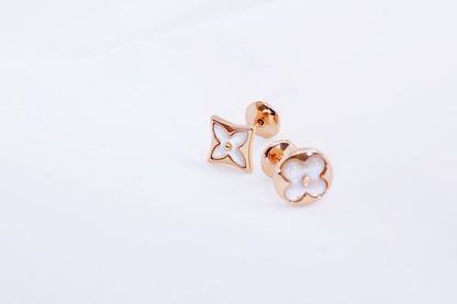 ¡®Aura Jewels¡¯STAR AND SUN PINK GOLD MOP STUD EARRINGS