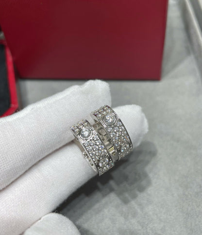 ¡®Aura Jewels¡¯LOVE 5.5MM DIAMOND PAVED EARRINGS