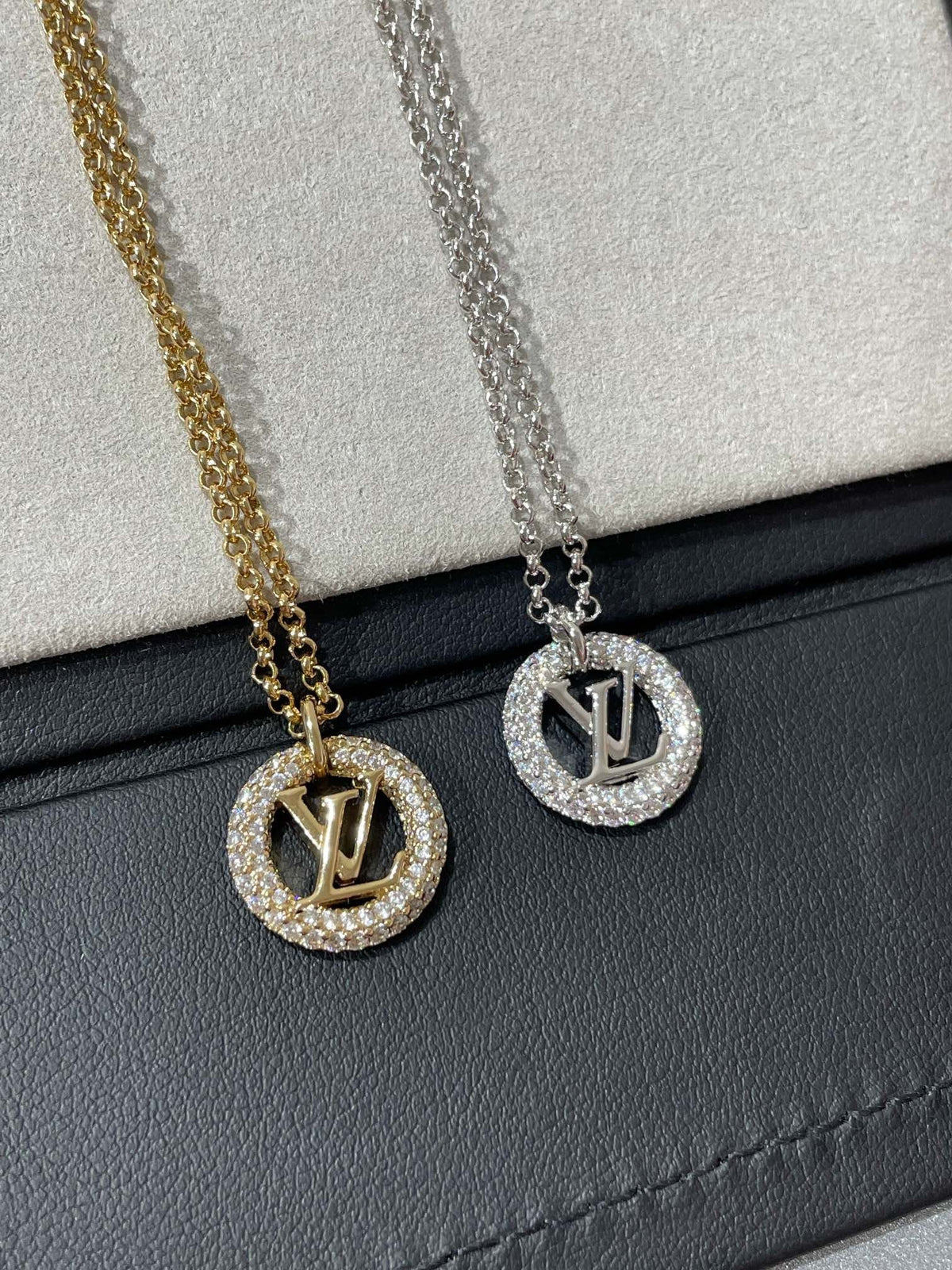 ¡®Aura Jewels¡¯BY NIGHT DIAMOND PAVED NECKLACE