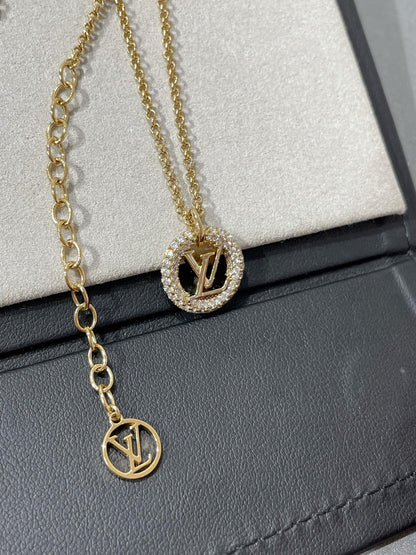 ¡®Aura Jewels¡¯BY NIGHT DIAMOND PAVED NECKLACE