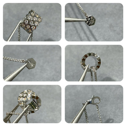 ¡®Aura Jewels¡¯BEE LOVE DIAMOND PAVED 3 ROW NECKLACE