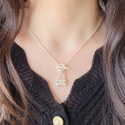 ¡®Aura Jewels¡¯CONSTANCE PEDANT SILVER NECKLACE