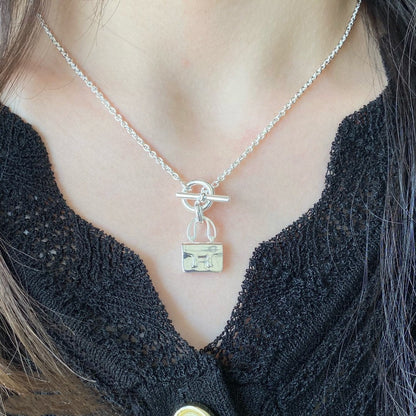 ¡®Aura Jewels¡¯CONSTANCE PEDANT SILVER NECKLACE
