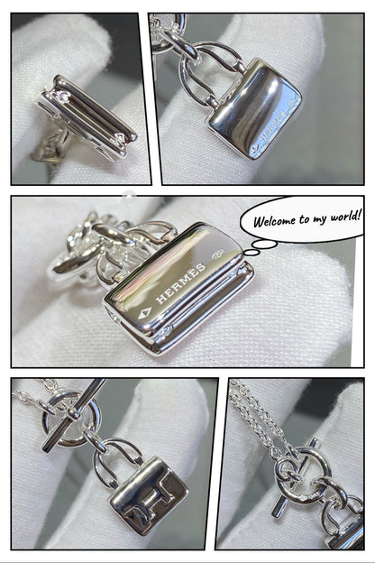 ¡®Aura Jewels¡¯CONSTANCE PEDANT SILVER NECKLACE