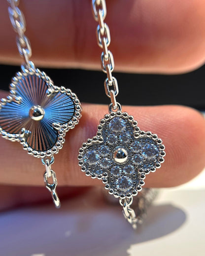 [Aura Jewels]New  CLOVER 5 MOTIF LASER BRACELET COLLECTION