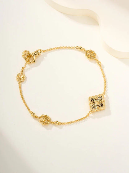 [Aura Jewels]B.C.L ENAMELED One-Flower Bracelet£¨Various Colors)