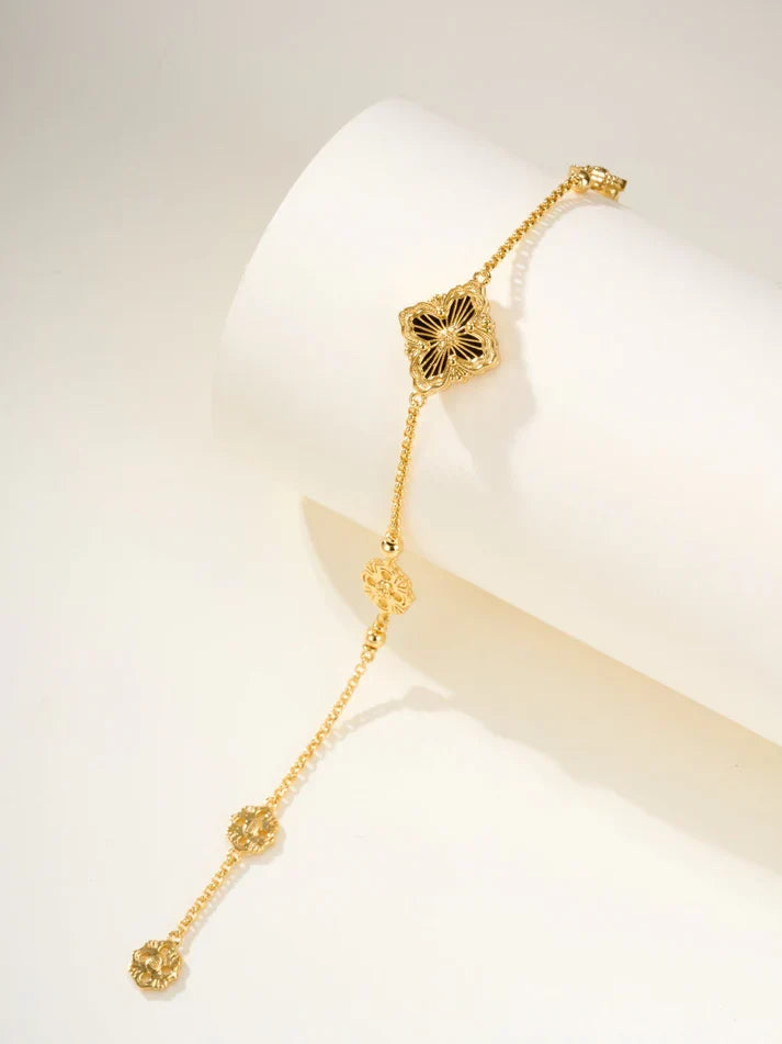 [Aura Jewels]B.C.L ENAMELED One-Flower Bracelet£¨Various Colors)