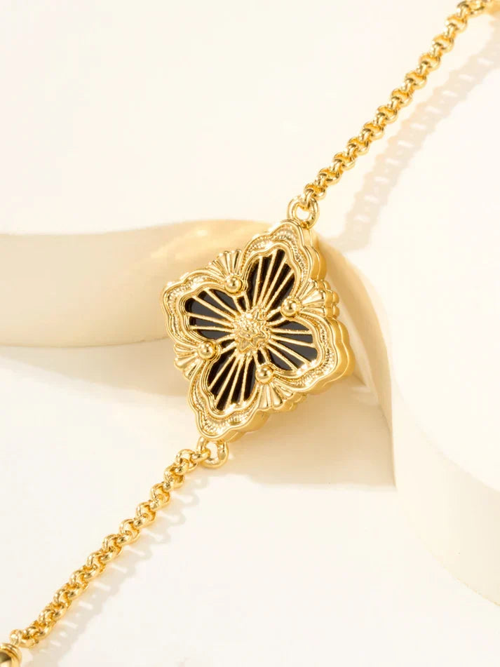 [Aura Jewels]B.C.L ENAMELED One-Flower Bracelet£¨Various Colors)