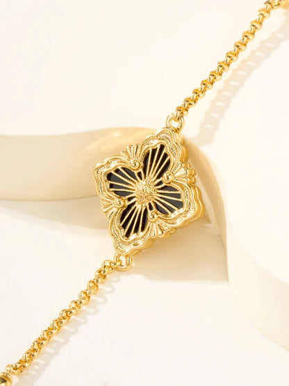 [Aura Jewels]B.C.L ENAMELED One-Flower Bracelet£¨Various Colors)