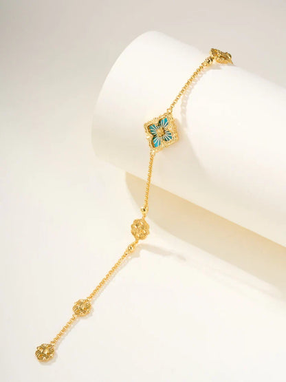 [Aura Jewels]B.C.L ENAMELED One-Flower Bracelet£¨Various Colors)