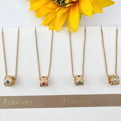 [Aura Jewels] B.C.L ¡°Little Waist¡± Enamel NECKLACE£¨Various colors