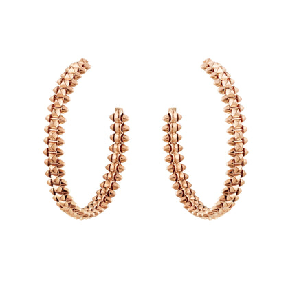 ¡®Aura Jewels¡¯CLASH LARGE HOOP EARRINGS
