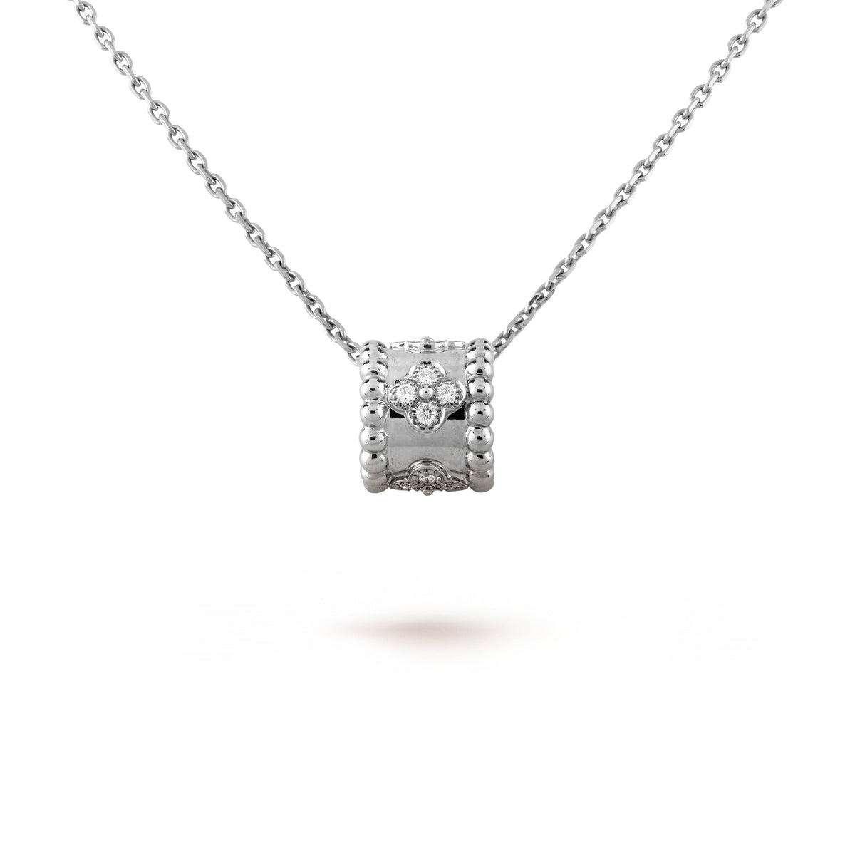 ¡®Aura Jewels¡¯PERLEE PEDANT SIVLER DIAMOND NECKLACE