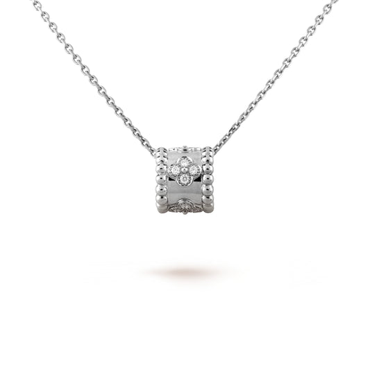 ¡®Aura Jewels¡¯PERLEE PEDANT SIVLER DIAMOND NECKLACE