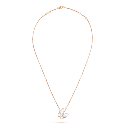 ¡®Aura Jewels¡¯BUTTERFLY MOP DIAMOND NECKLACE