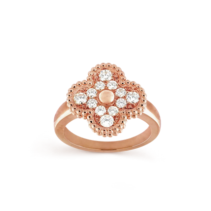 ¡®Aura Jewels¡¯CLOVER DIAMOND RING