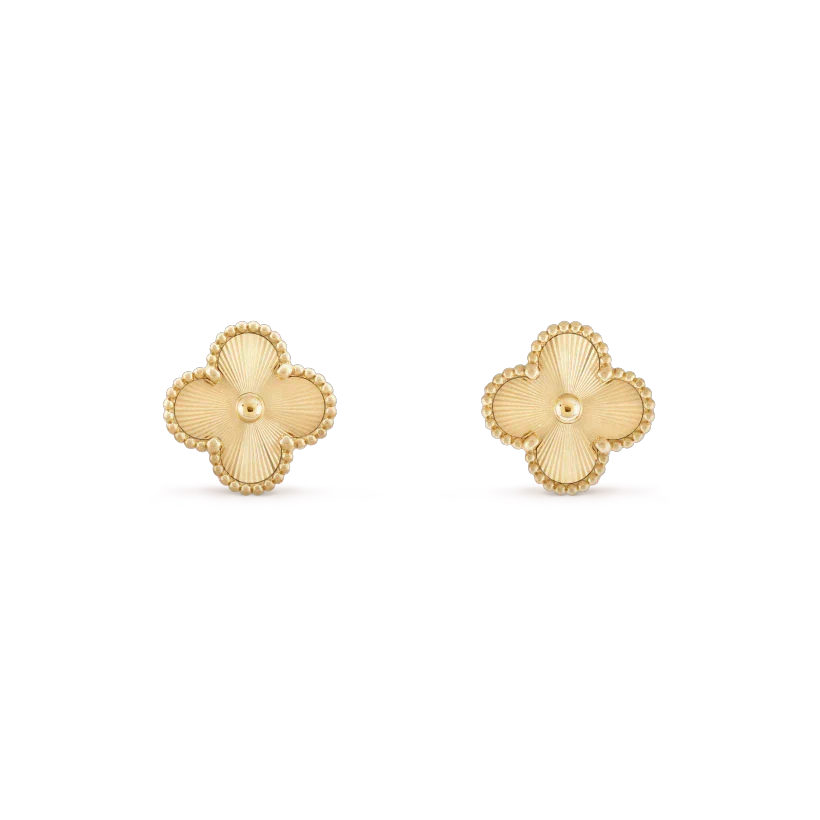 ¡®Aura Jewels¡¯CLOVER MINI 9.5MM LASER EARRINGS