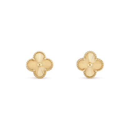 ¡®Aura Jewels¡¯CLOVER MINI 9.5MM LASER EARRINGS