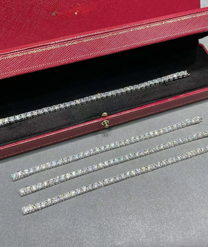 [Aura Jewels] TENNIS BRACELET WITH FULL DIAMOND SETTING