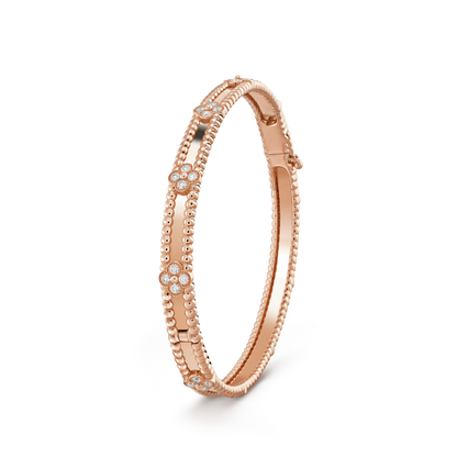 ¡®Aura Jewels¡¯CLOVER BRACELET 4MM DIAMONDS