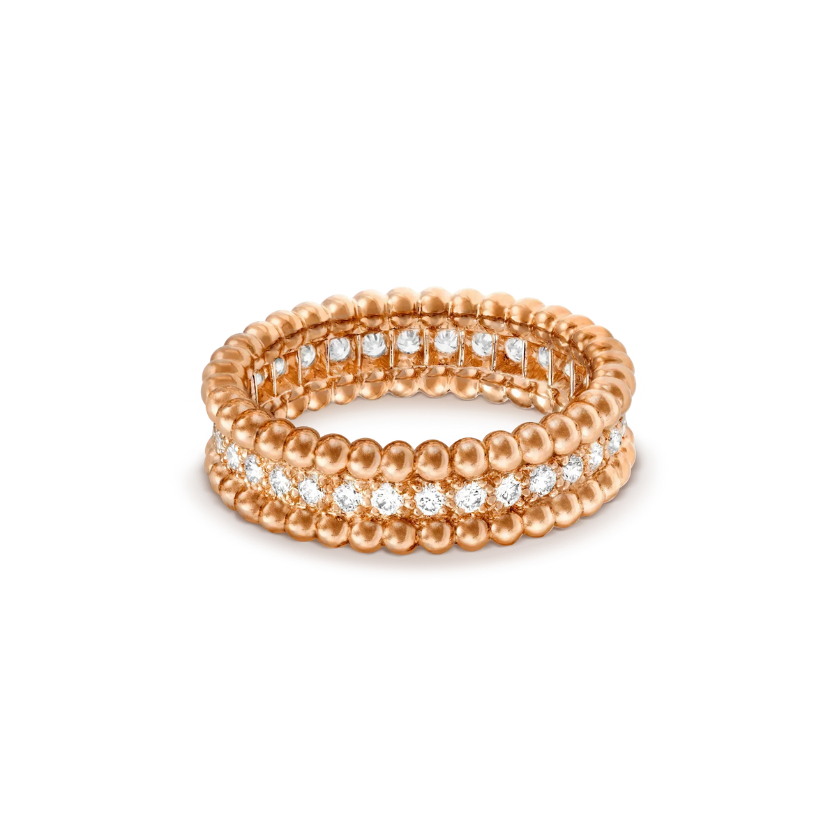 ¡®Aura Jewels¡¯PERLEE DIAMOND ROSE GOLD RING