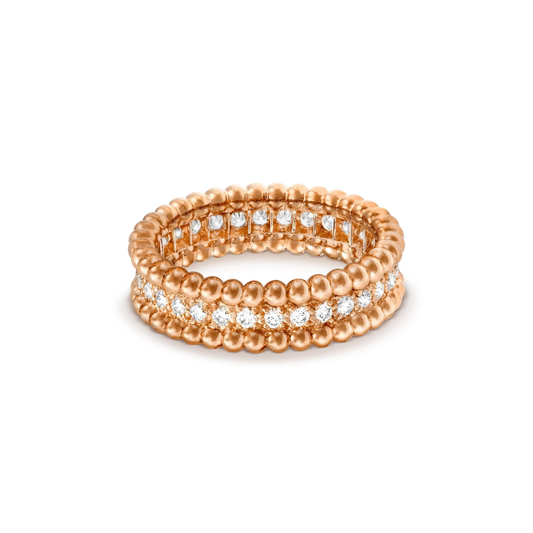 ¡®Aura Jewels¡¯PERLEE DIAMOND ROSE GOLD RING