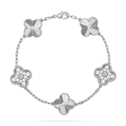 [Aura Jewels]New  CLOVER 5 MOTIF LASER BRACELET COLLECTION
