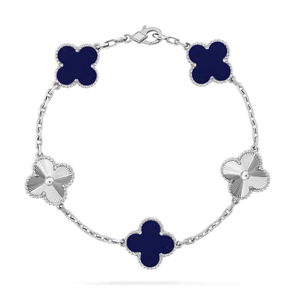 [Aura Jewels]New CLOVER 5 MOTIF LAPIS LAZULI BRACELET COLLECTION