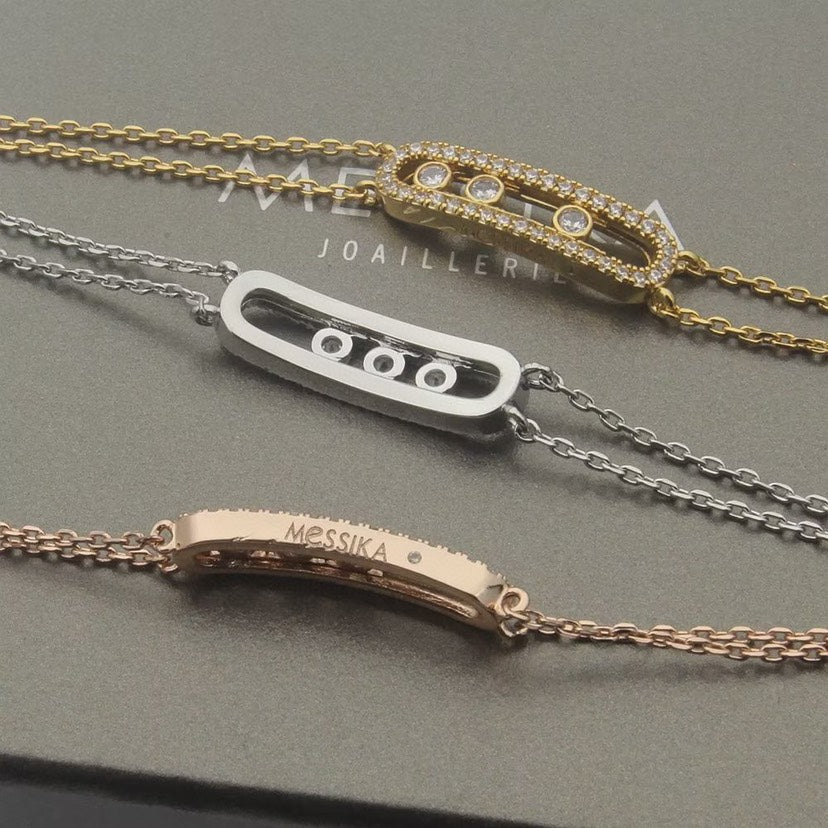 [Aura Jewels] Move Classique pavé bracelet