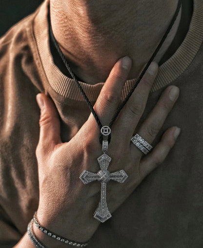 ¡®Aura Jewels¡¯Pave Cross Pendant Necklace
