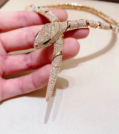 [✨Aura Jewels✨]HAUTE COUTURE GOLD SERPENTI NECKLACE