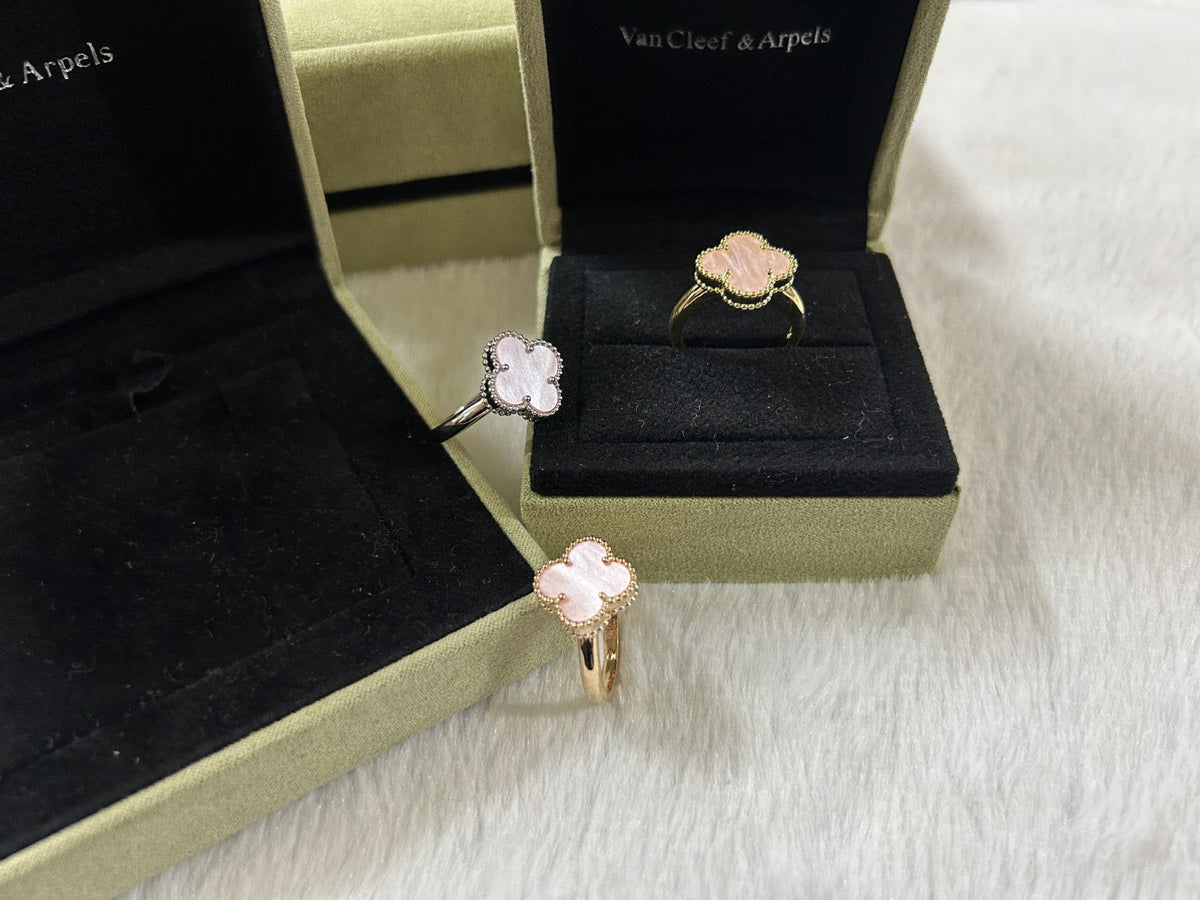 [Aura Jewels]Pink Clover Ring
