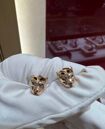 [Aura Jewels] CHRRTAH-PRINT STUD EARRINGS, THREE COLORS