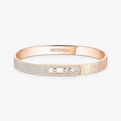 [Aura Jewels] 2026 BRAND-NEW FROSTED BRACELET WITH DIAMONDS THREE COLORS