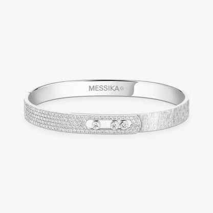 [Aura Jewels] 2026 BRAND-NEW FROSTED BRACELET WITH DIAMONDS THREE COLORS