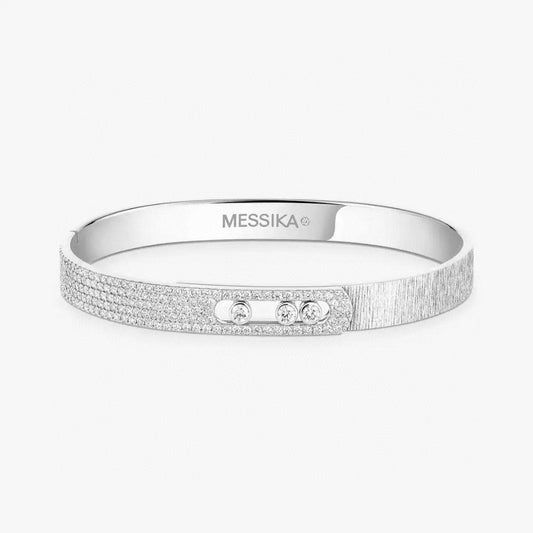 [Aura Jewels] 2026 BRAND-NEW FROSTED BRACELET WITH DIAMONDS THREE COLORS