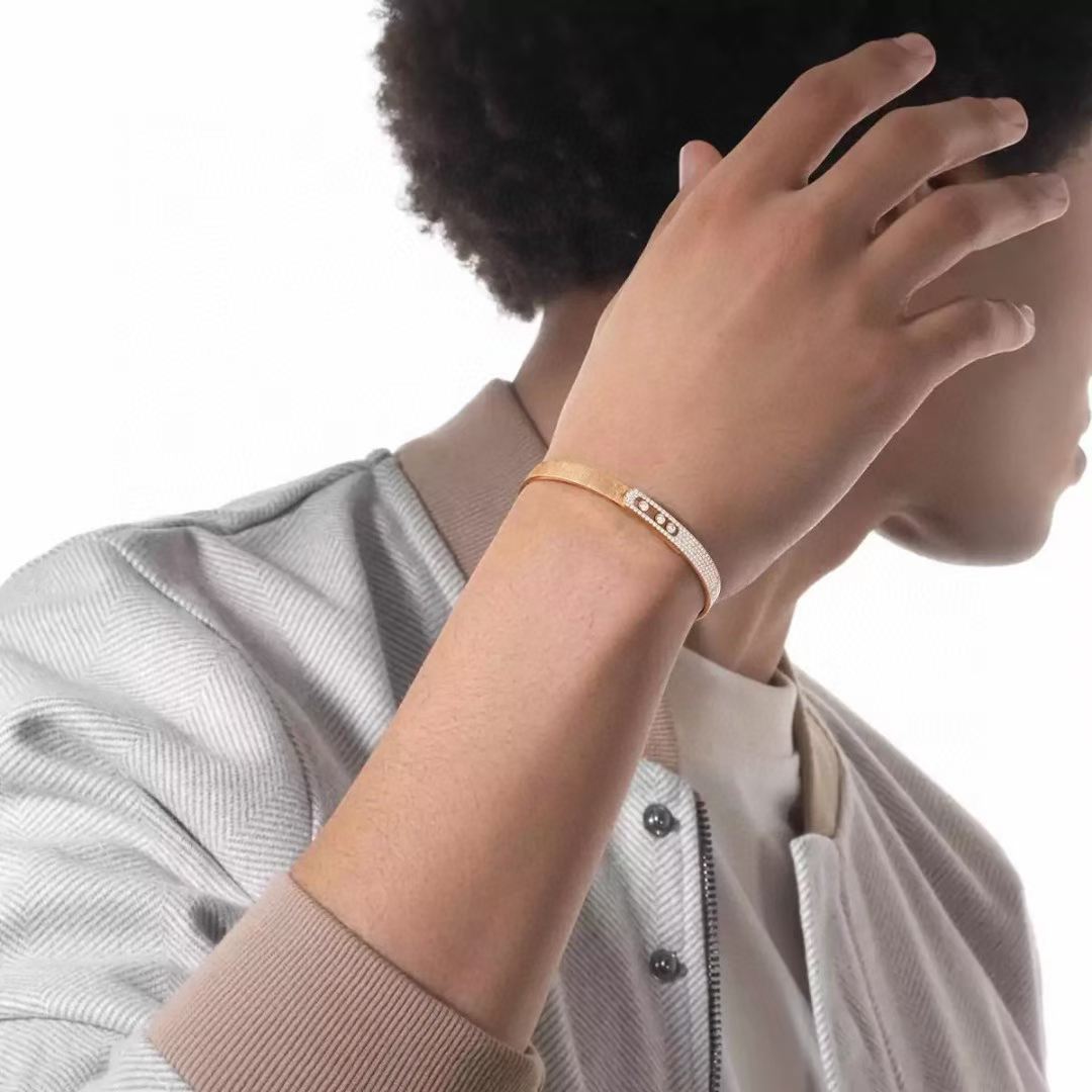 [Aura Jewels] 2026 BRAND-NEW FROSTED BRACELET WITH DIAMONDS THREE COLORS