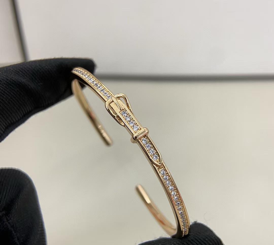 [Aura Jewels] DIAMOND-ENCRUSTED BRACELET THREE COLORS