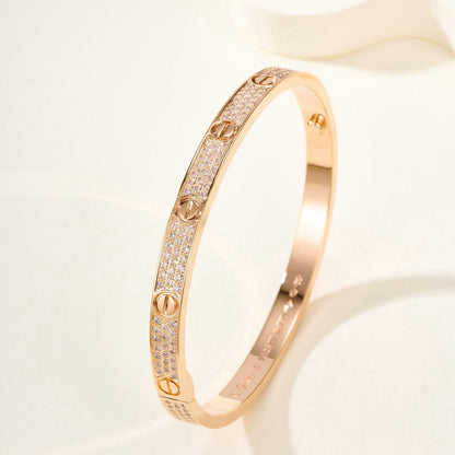 ¡®Aura Jewels¡¯LOVE BRACELET 4.8MM DIAMOND-PAVED