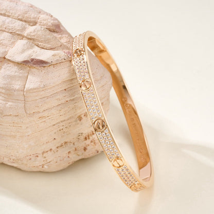¡®Aura Jewels¡¯LOVE BRACELET 4.8MM DIAMOND-PAVED
