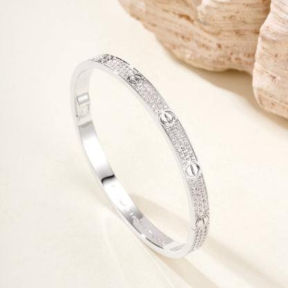 ¡®Aura Jewels¡¯LOVE BRACELET 4.8MM DIAMOND-PAVED