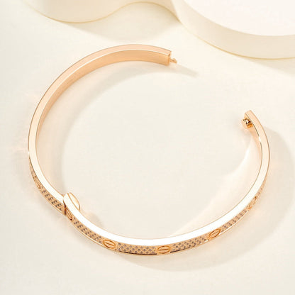 ¡®Aura Jewels¡¯LOVE BRACELET 4.8MM DIAMOND-PAVED