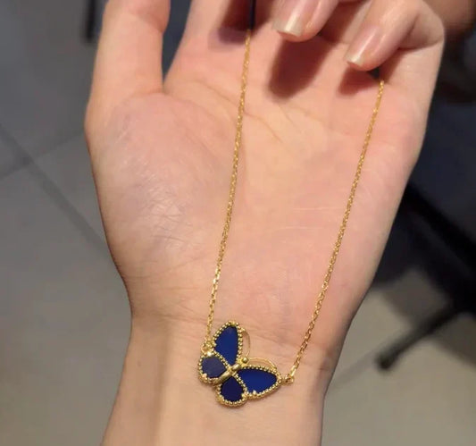 [Aura Jewels] BUTTERFLY BLUE NECKLACE