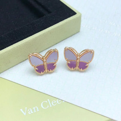 [Aura Jewels]26 NEW CLOVER LUCKY LIGHT PURPLE SET