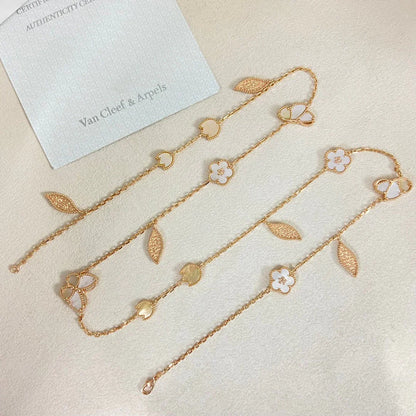 [Aura Jewels] 26 NEW CLOVER LUCKY LIGHT YELLOW AND WHITE SET