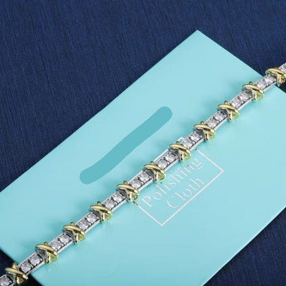 [Aura Jewels]New 16-stone diamond bracelet